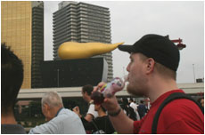 golden turd... sorry, i meant 'beer foam' on kirin beer building in asakusa