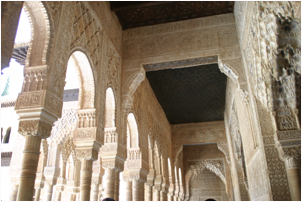 the whole palace was covered in these really intricate carvings