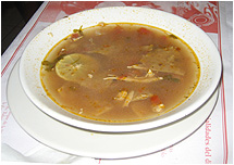 sopa de lima at los almendros