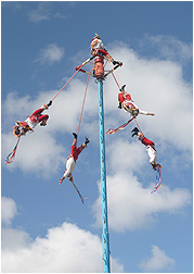 voladores at tulum